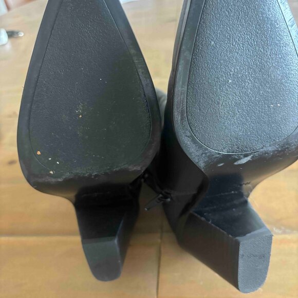 Zara Leather Ankle Boots - Picture 3 of 3